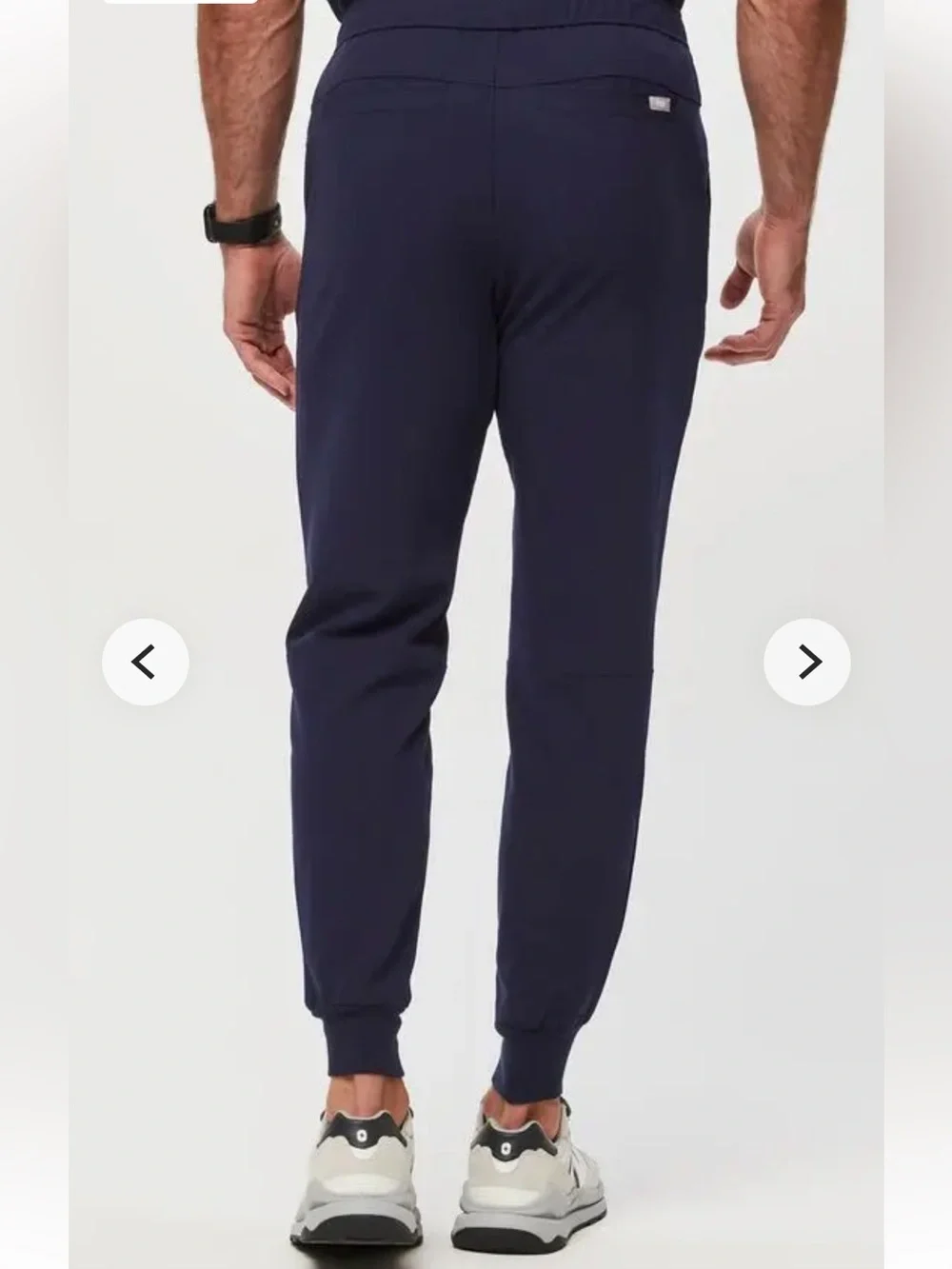 NWT FIGS Men's Tansen Jogger Scrub Pants in Navy - Short